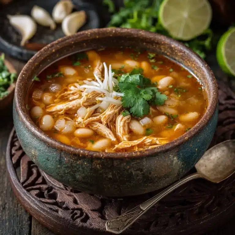Red Chicken Pozole Soup Recipe