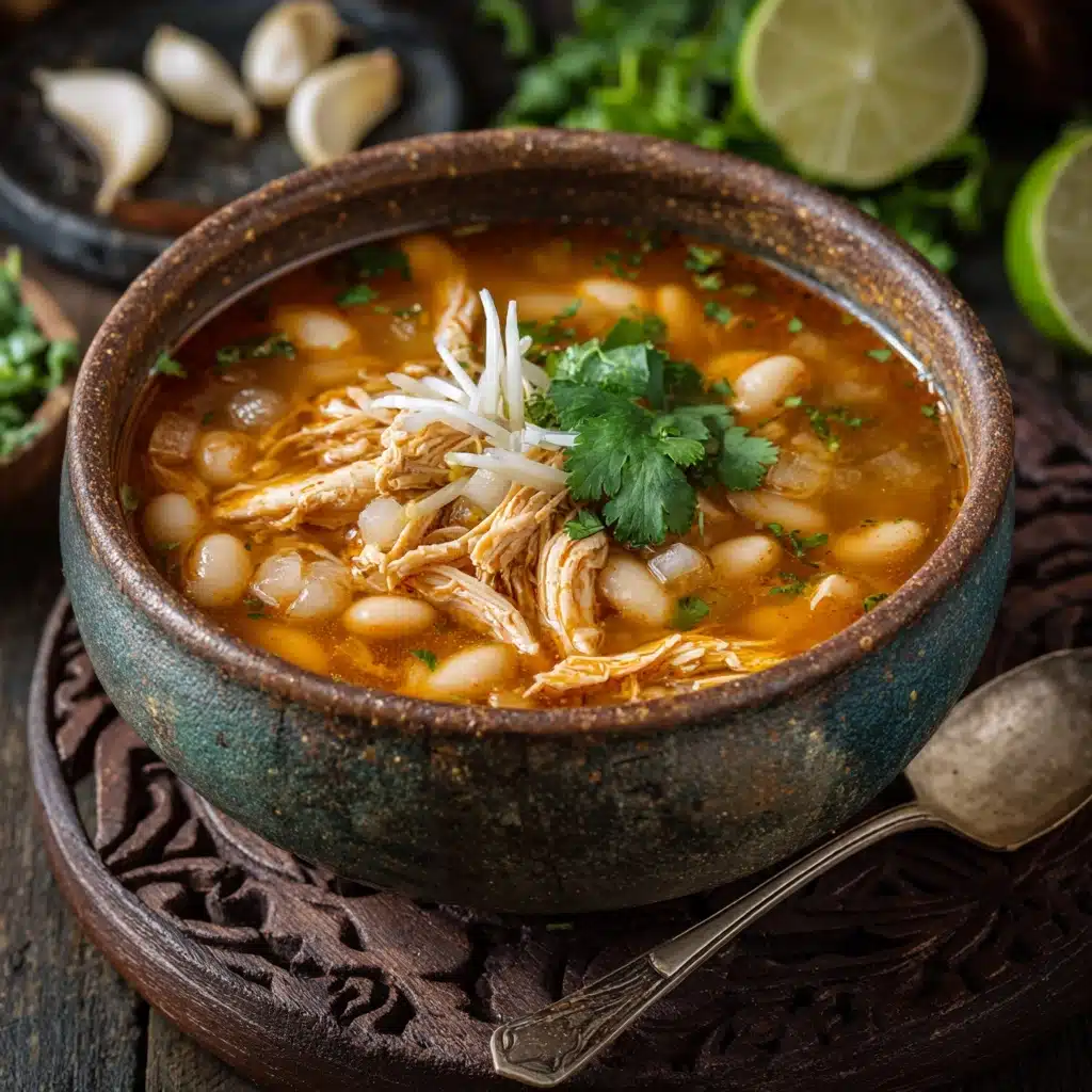 Red Chicken Pozole Soup Recipe - Recipe Image