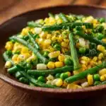 Summer Corn & Green Beans with Herb Butter Recipe