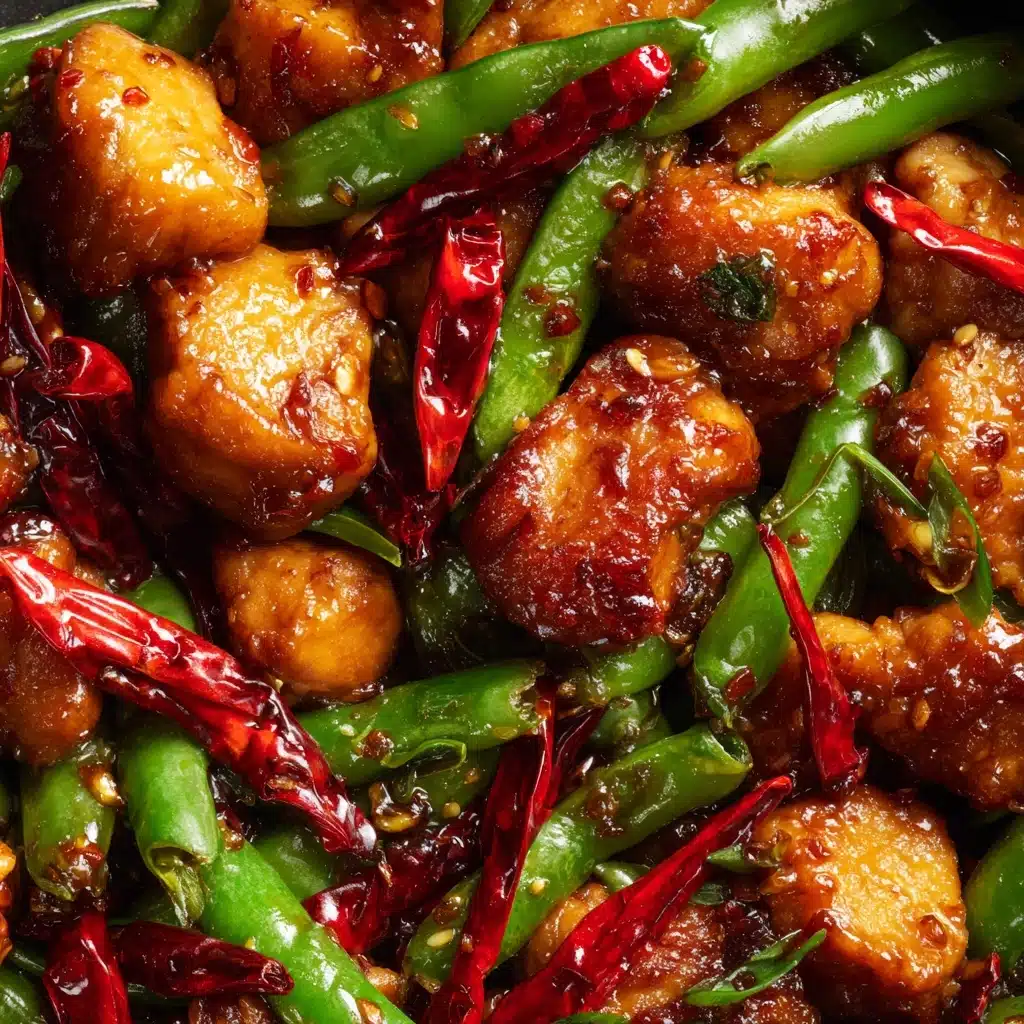 Chicken Green Bean Stir Fry with Sweet Chili Sauce Recipe