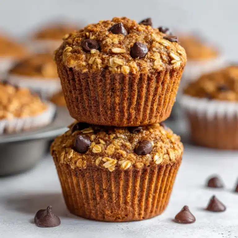 Oatmeal Chocolate Chip Muffins Recipe