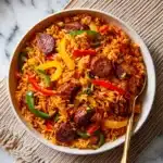 Smoked Sausage and Peppers with Rice Recipe