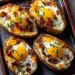 Twice Baked Loaded Breakfast Potatoes Recipe