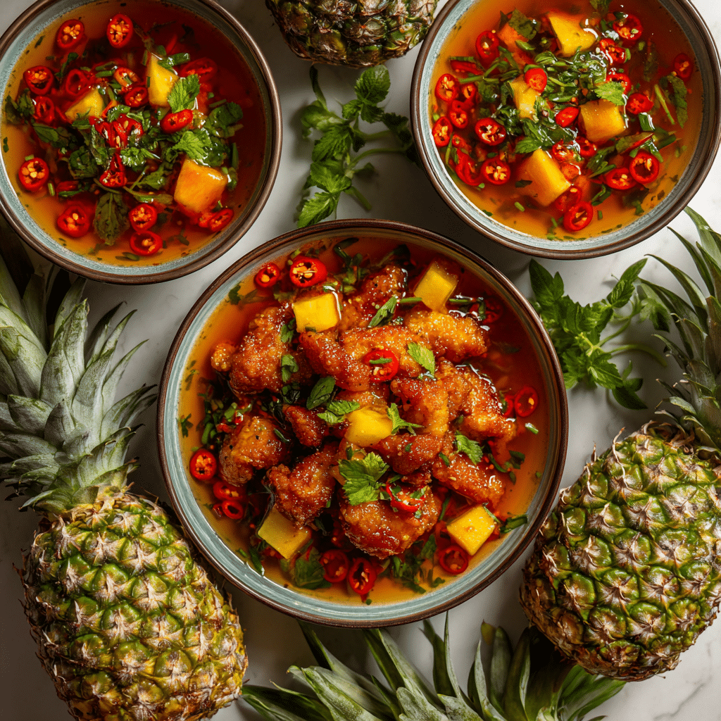 Sweet and Sour Chicken with Pineapple Recipe