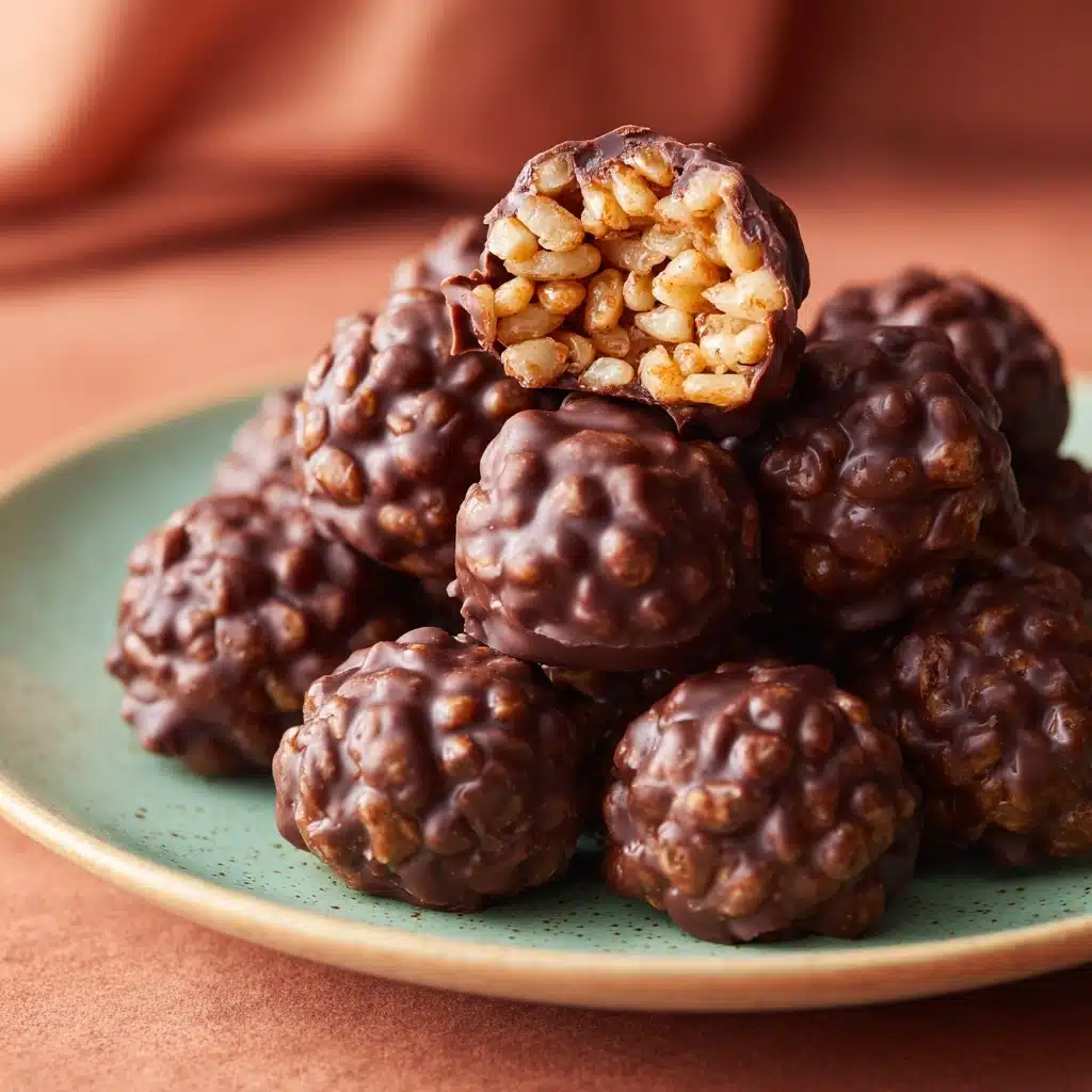 Chocolate Rice Krispie Balls Recipe