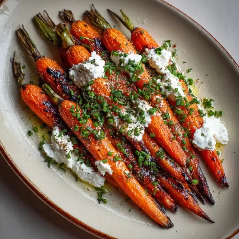 Roasted Carrots with Whipped Ricotta Recipe