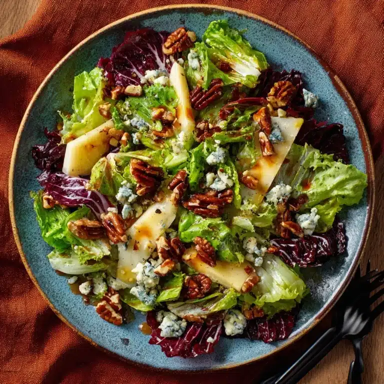Blue Cheese, Walnut, and Chicory Salad Recipe