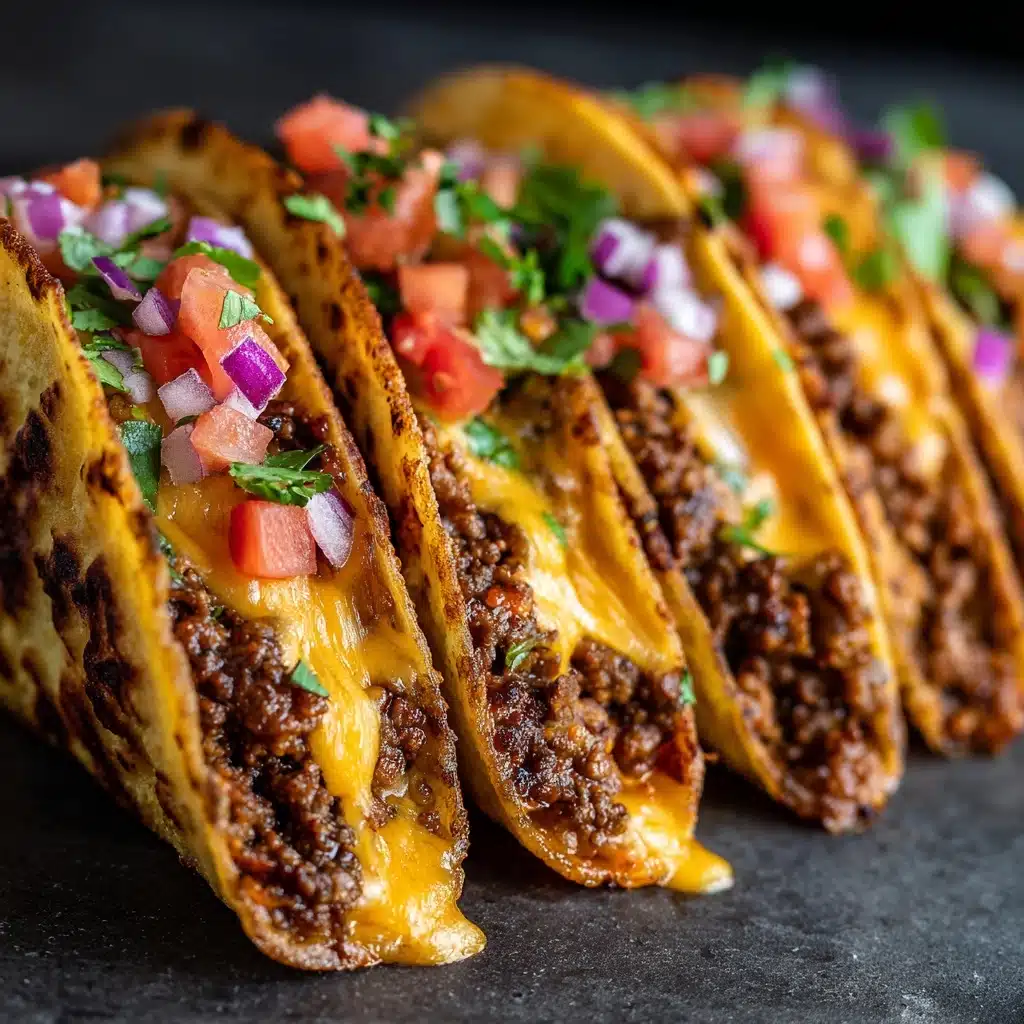 Loaded Cheesy Pocket Tacos Recipe