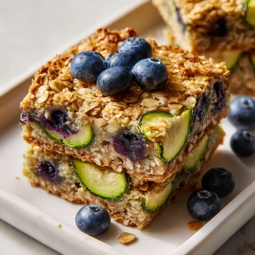 Zucchini Blueberry Baked Oatmeal Recipe