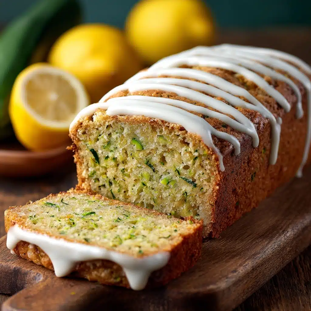 Lemon Zucchini Bread with Lemon Glaze Recipe