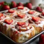 Strawberry Cheesecake Cinnabon Rolls Recipe
