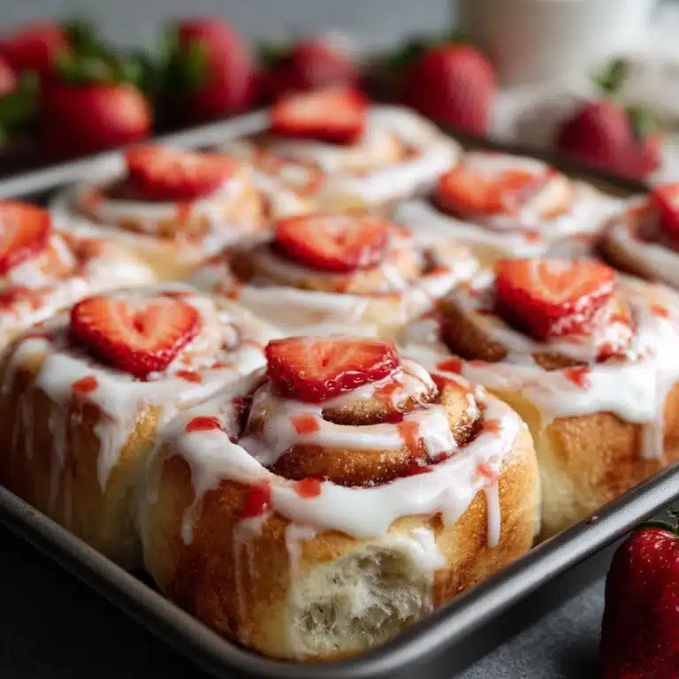 Strawberry Cheesecake Cinnabon Rolls Recipe