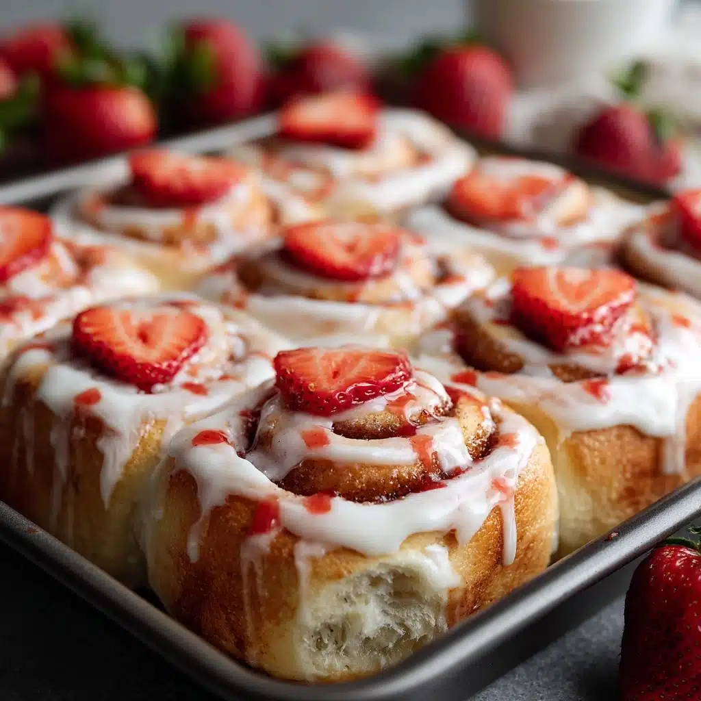Strawberry Cheesecake Cinnabon Rolls Recipe