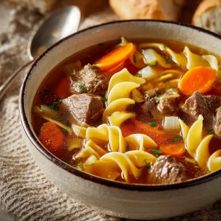 Beef Noodle Soup Recipe