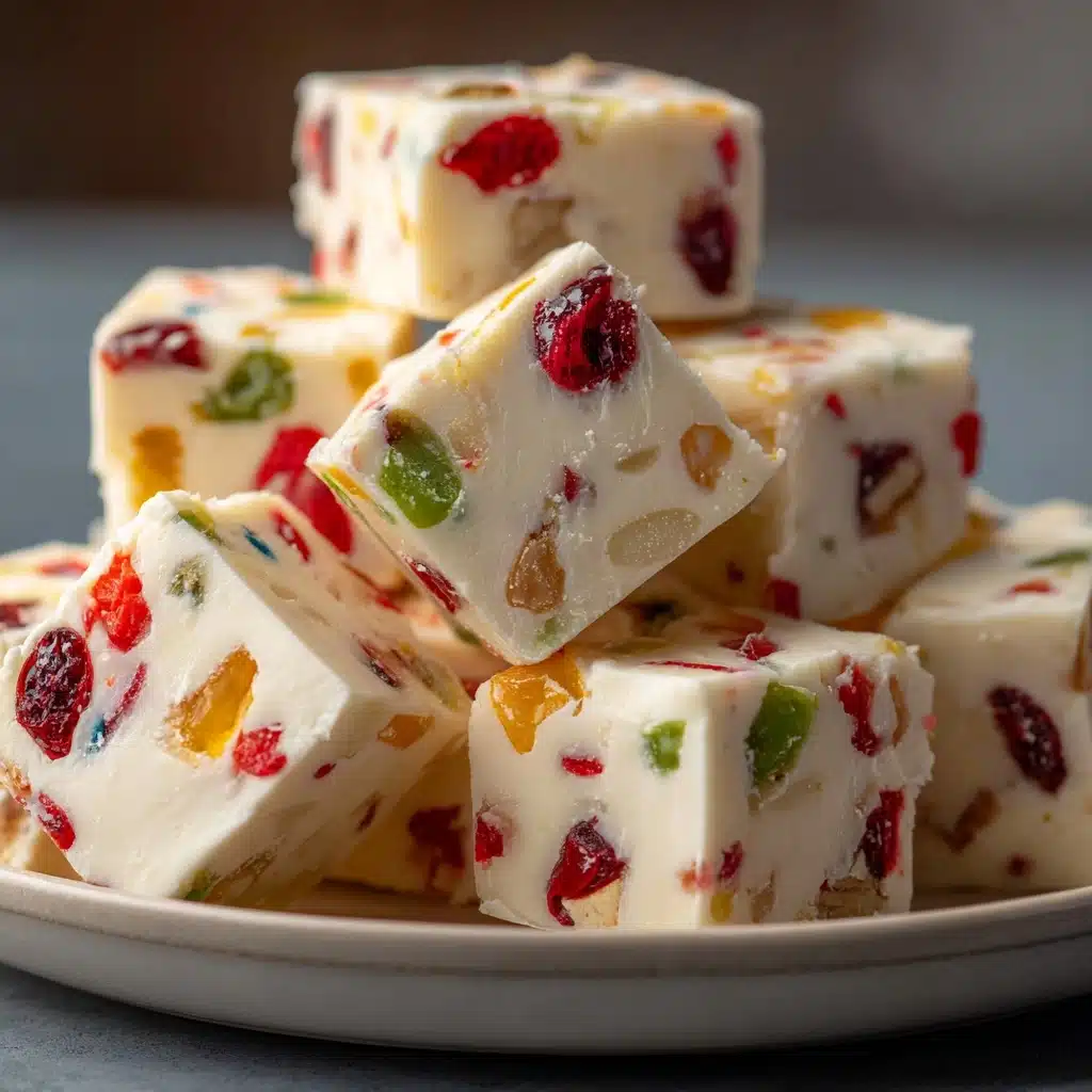 Easy Christmas Gumdrop Nougat Candy Recipe