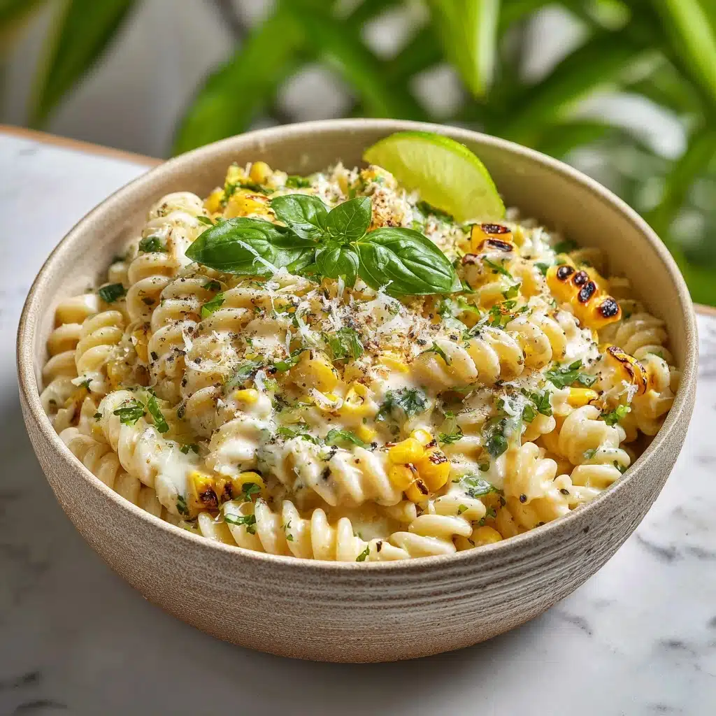 Creamy Street Corn Pasta Salad Recipe