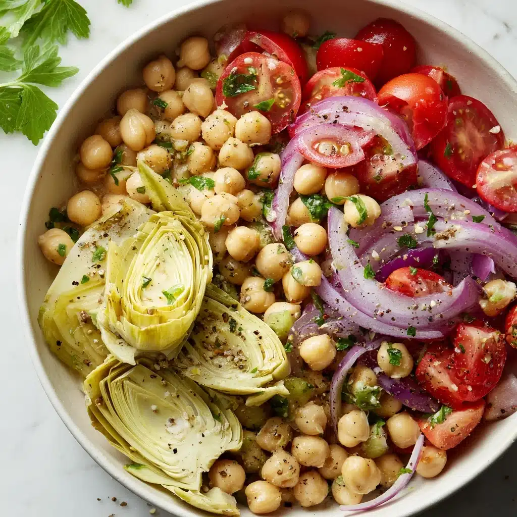 Tuscan Artichoke Tomato Salad Recipe