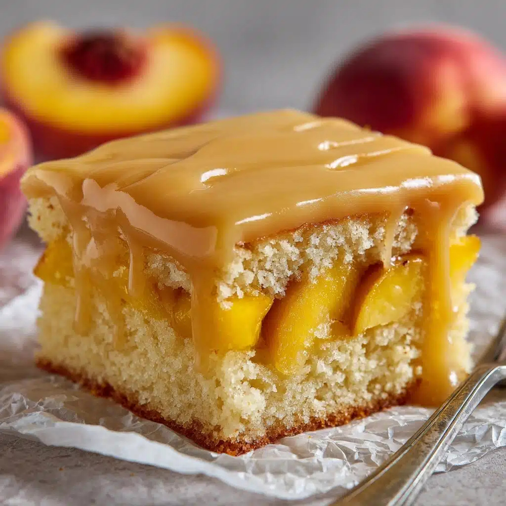 Brown Sugar Peach Cake Recipe