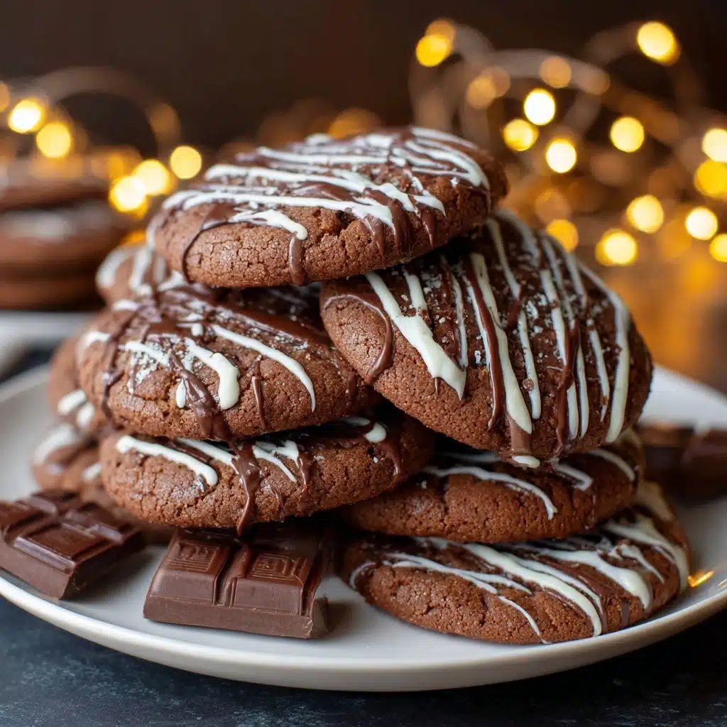 Rich Chocolate Cookies with Glossy Ganache Glaze Recipe