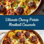 Cheesy Potato Meatball Casserole Recipe