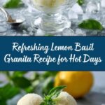 Lemon and Basil Granita: An Amazing Ultimate Recipe