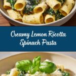 Lemon Ricotta Spinach Pasta Recipe