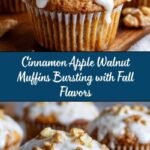 Cinnamon Apple Walnut Muffins Recipe
