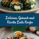 Spinach and Ricotta Balls Recipe