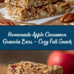 Apple Cinnamon Granola Bars Recipe