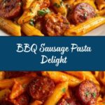 Sweet and Tangy BBQ Sausage Pasta Recipe