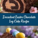Easter Chocolate Log Cake Recipe