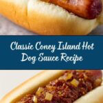 Classic Coney Island Hot Dog Sauce Recipe