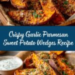 Garlic Parmesan Sweet Potato Wedges Recipe