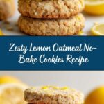 Lemon Oatmeal No-Bake Cookies Recipe