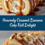 Caramel Banana Cake Roll Recipe