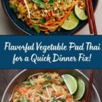 Vegetable Pad Thai with Rice Noodles Recipe