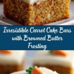 Carrot Cake Bars with Browned Butter Cream Cheese Frosting Recipe