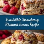 Strawberry Rhubarb Scones Recipe