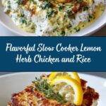 5-Star Slow Cooker Lemon Herb Chicken and Rice: One Pot, Full of Flavor Recipe
