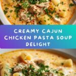 Creamy Cajun Chicken Pasta Soup Recipe