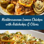 Mediterranean Lemon Chicken with Artichokes & Olives Recipe