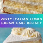 Italian Lemon Cream Cake Recipe