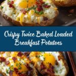 Twice Baked Loaded Breakfast Potatoes Recipe