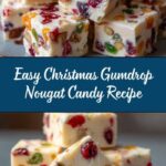 Easy Christmas Gumdrop Nougat Candy Recipe