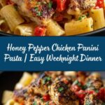 Honey Pepper Chicken Panini Pasta Recipe
