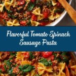 Tomato Spinach Sausage Pasta Recipe