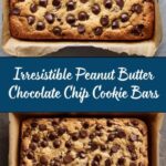 Peanut Butter Chocolate Chip Cookie Bars Recipe