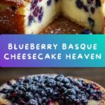 Simple Blueberry Basque Cheesecake Recipe