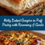 Baked Gruyère in Pastry with Rosemary and Garlic Recipe