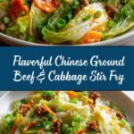 Chinese Ground Beef & Cabbage Stir Fry Recipe